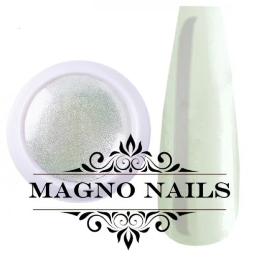 Chrome Pigment - Chrom Powder - White-Green Nail Art Nailart Puder